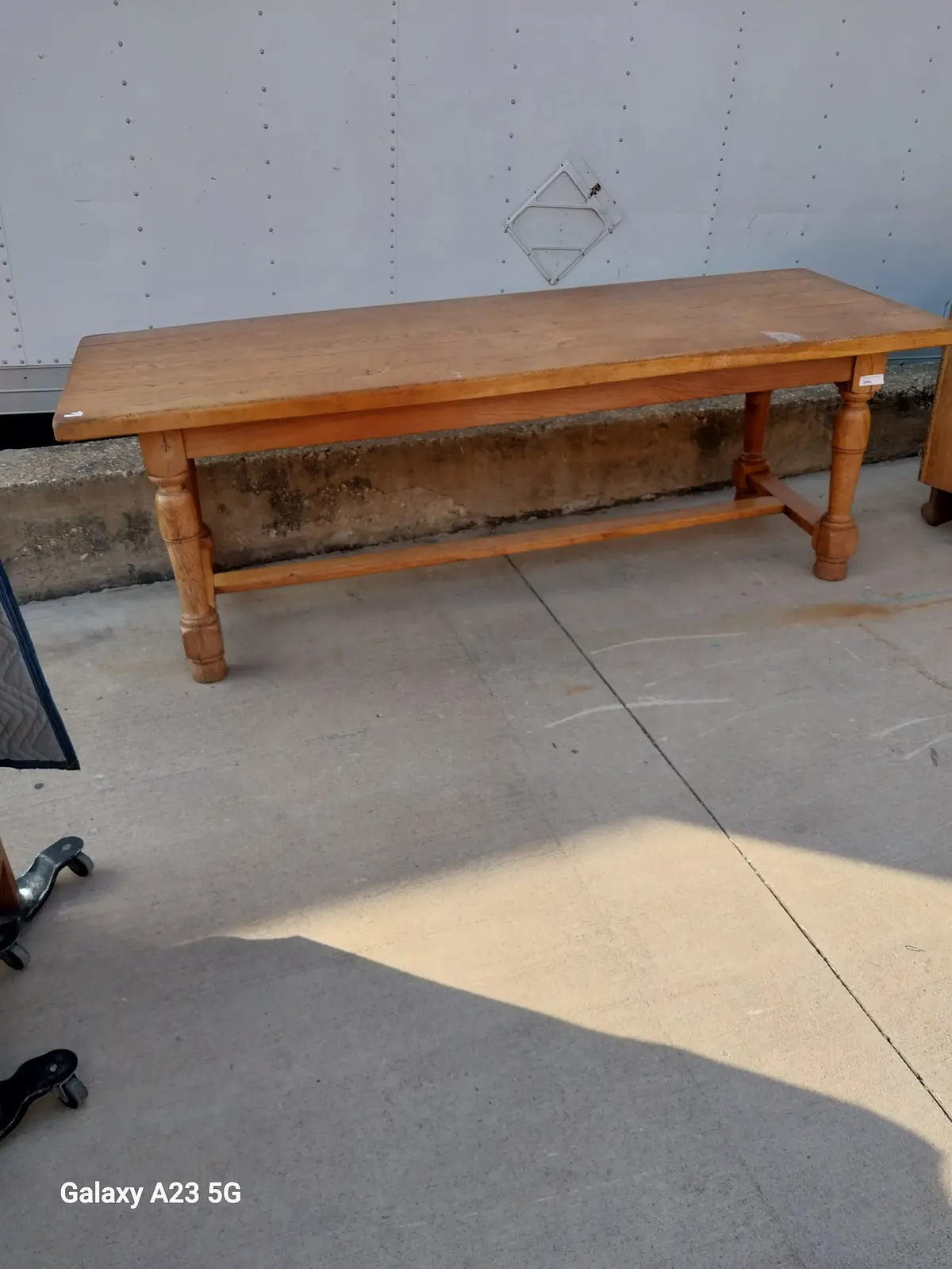 Pegged Oak Farm Table 1