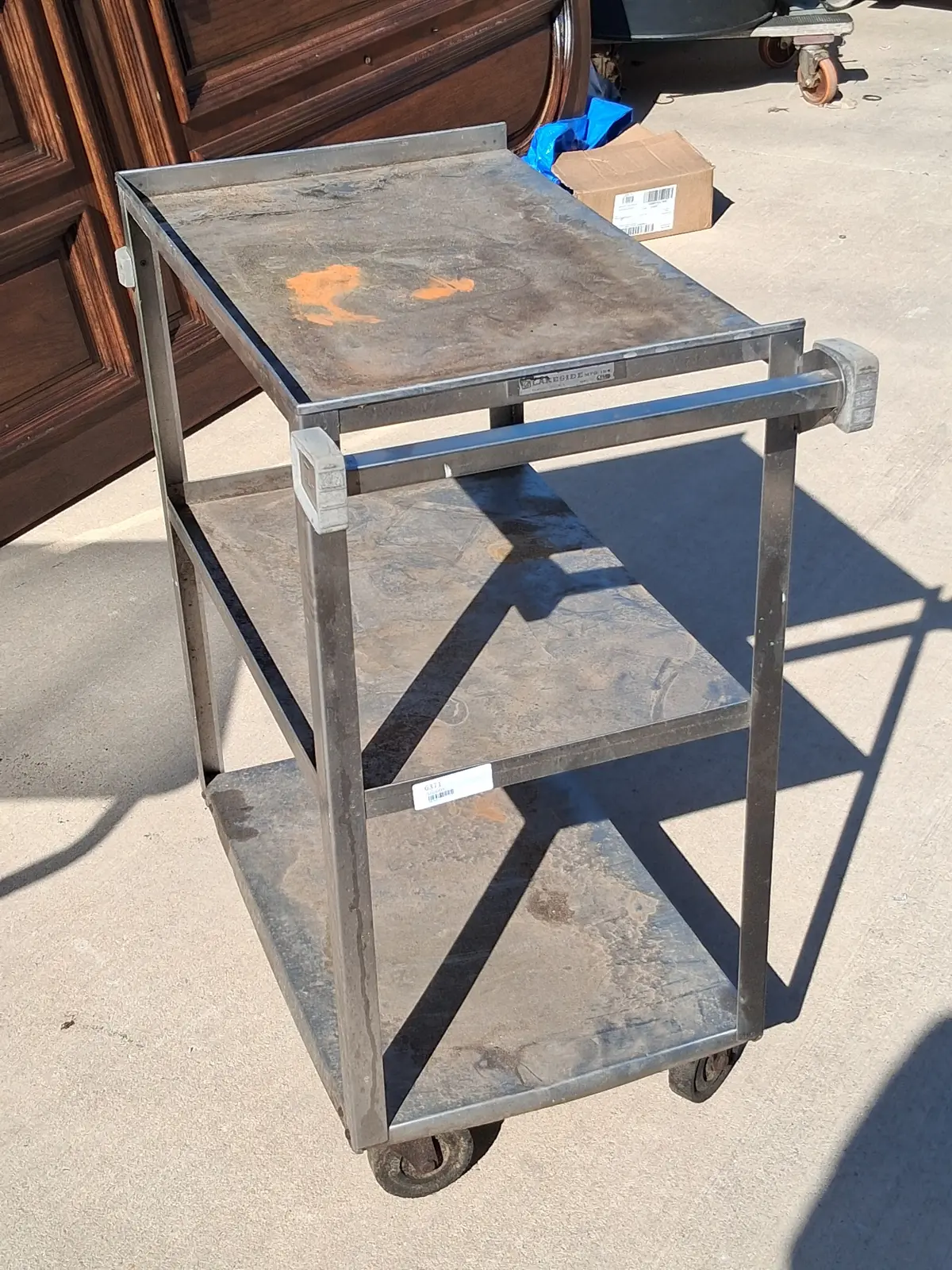 Stainless Steel Bar Cart 1