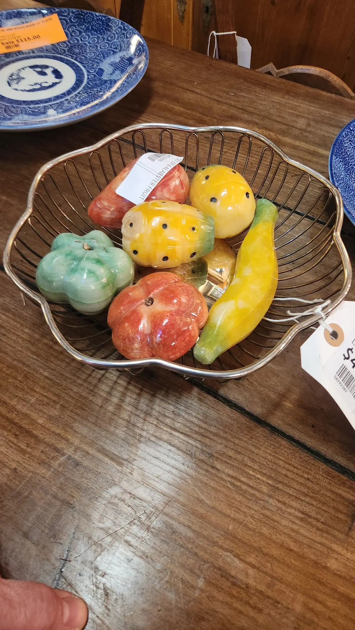 Set Of 6 Alabster Fruit 1