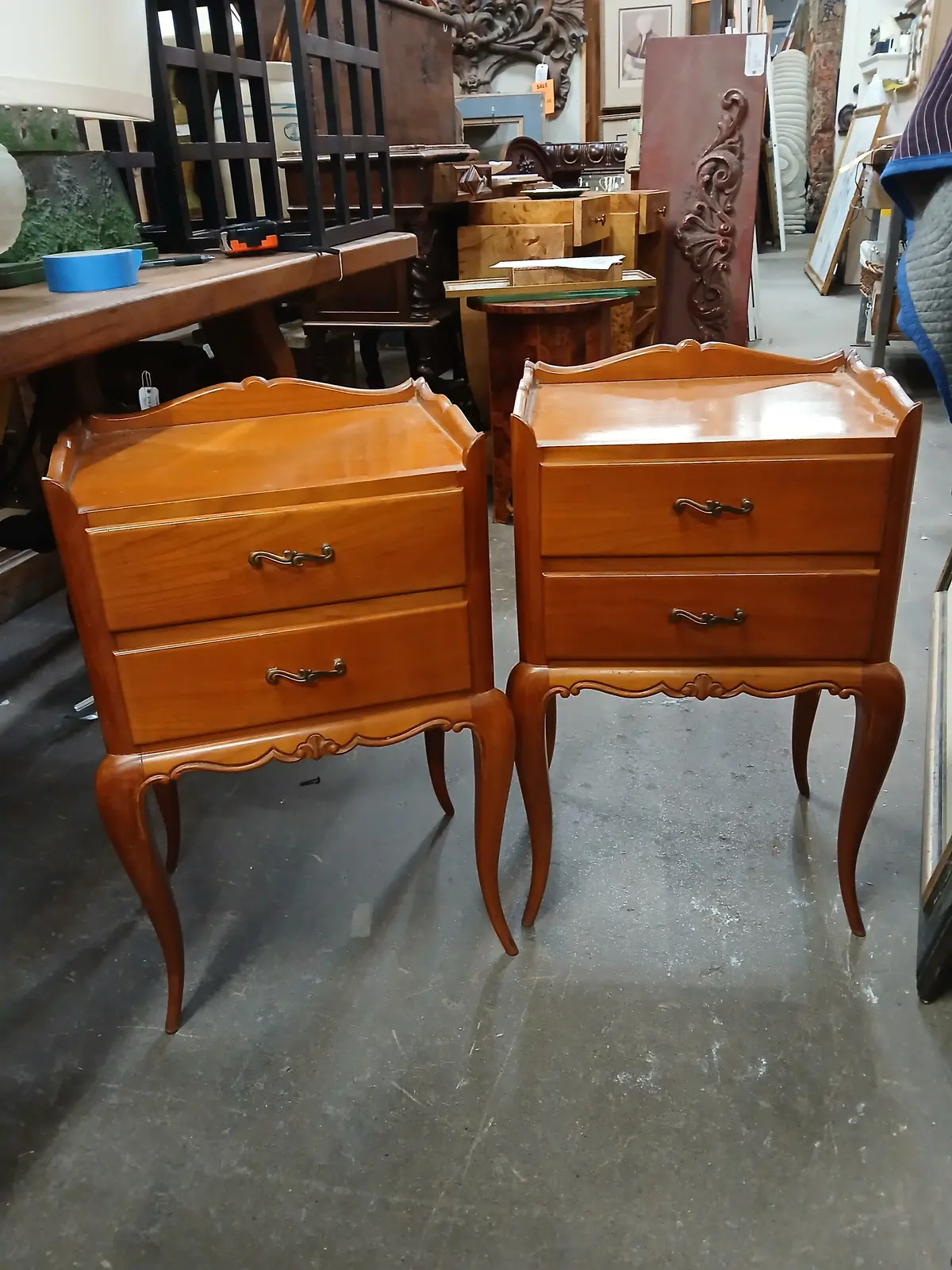 Pair Of Louis Xv  Cherry Sides Chests 1