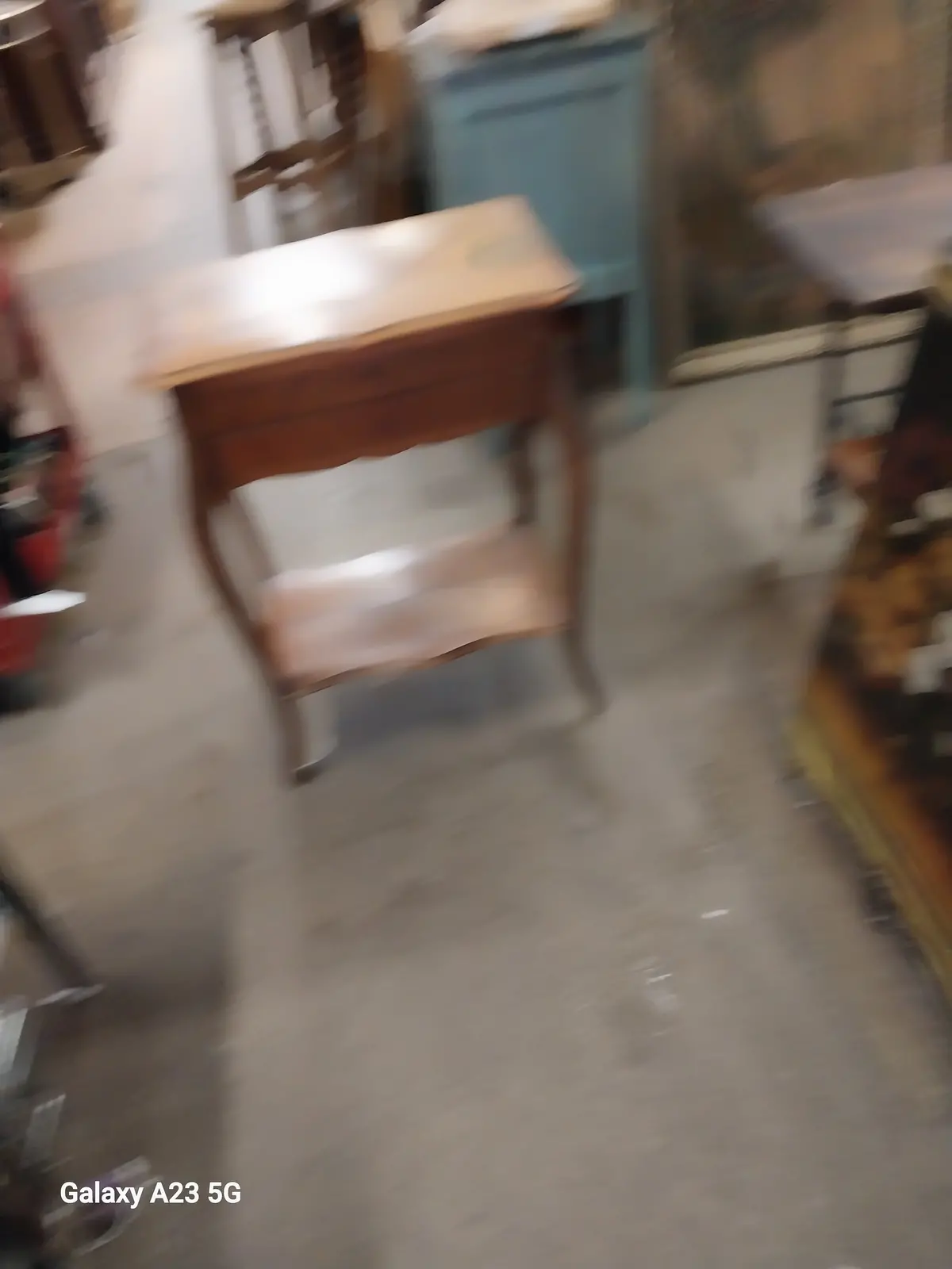 Mahogany Sunburst Work Table 1