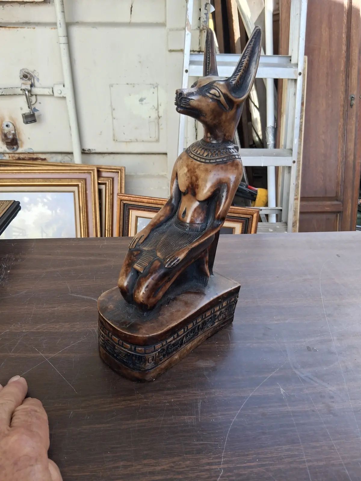 Resin Statue Of Egyptian God Anubis 1