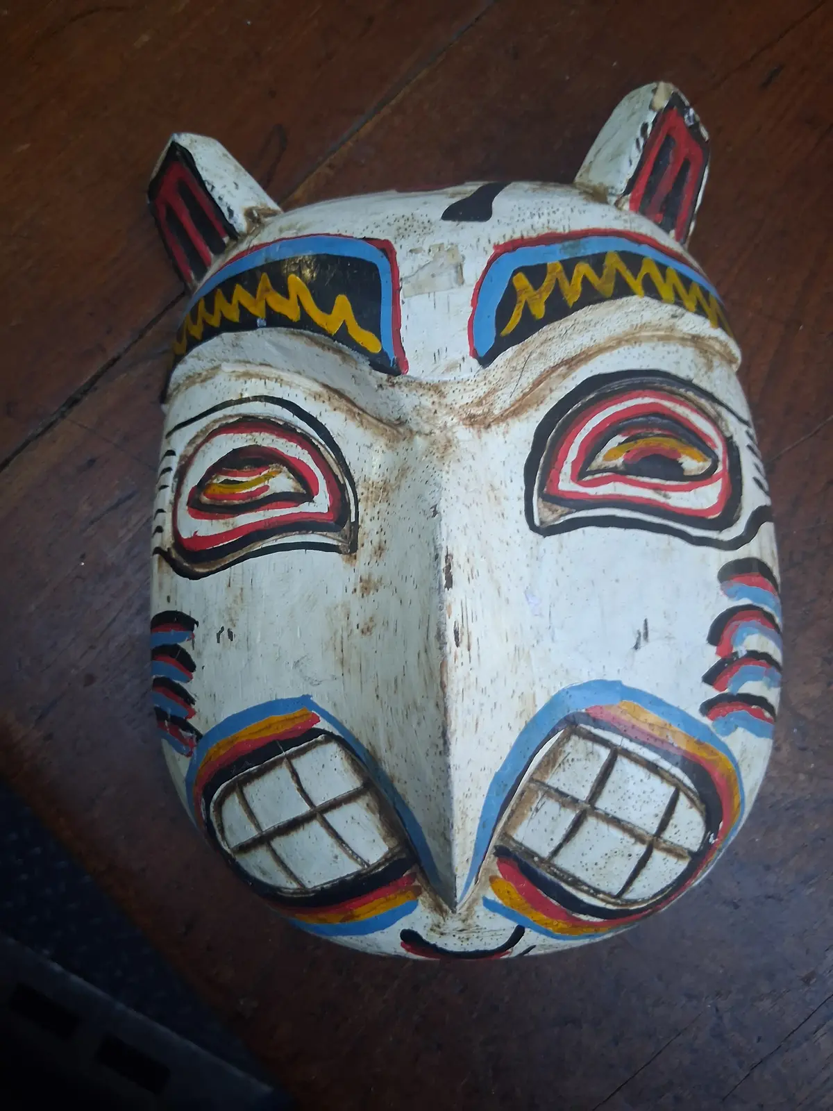 White Native Mask 1