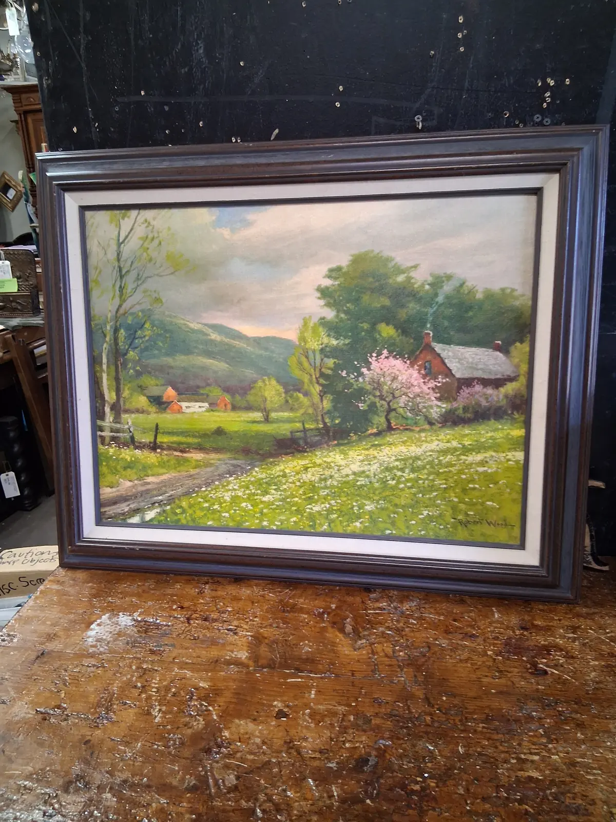 Robert Wood Giclee Print On Canvas 1