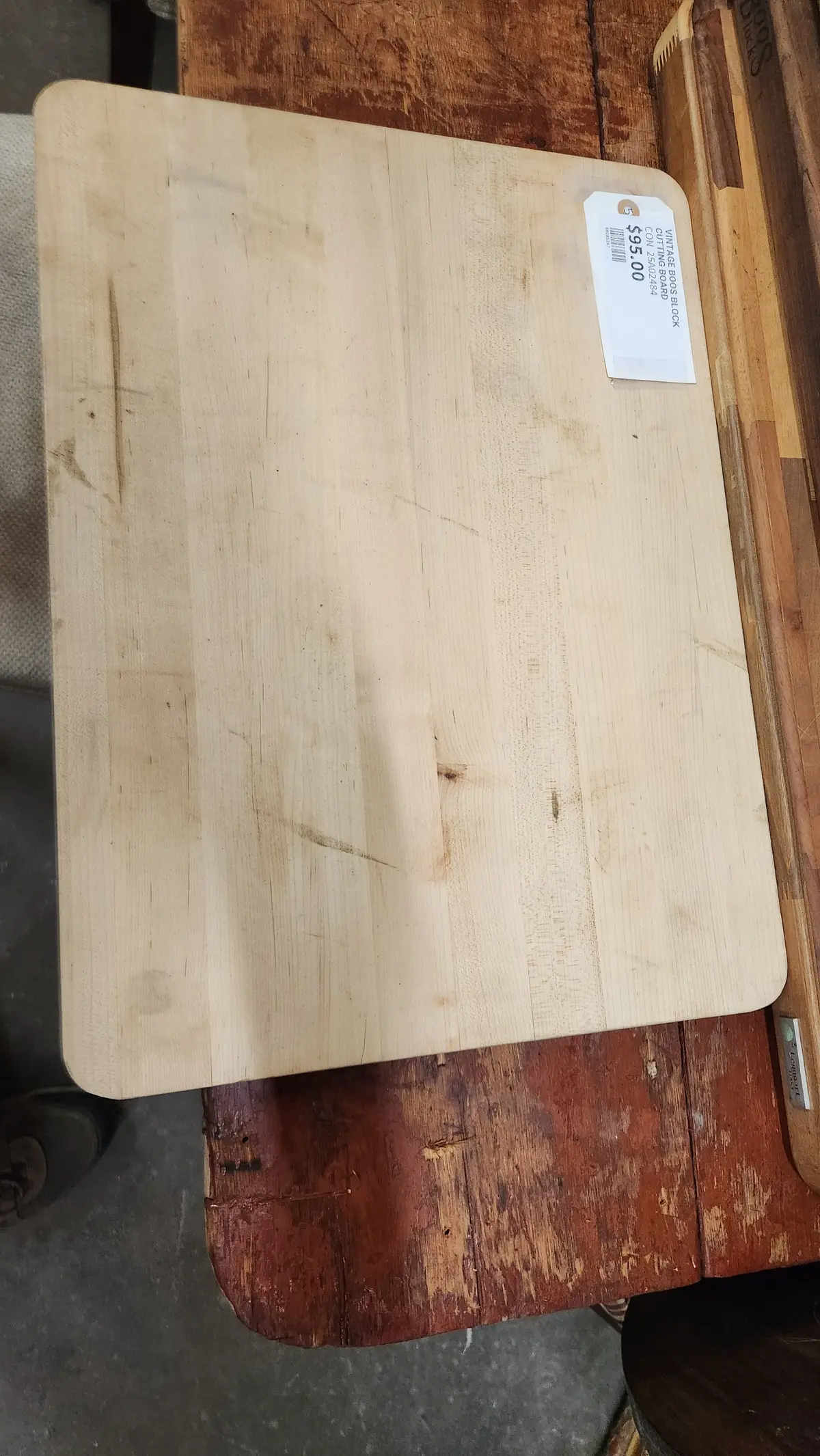 Vintage Boos Block Cutting Board 1