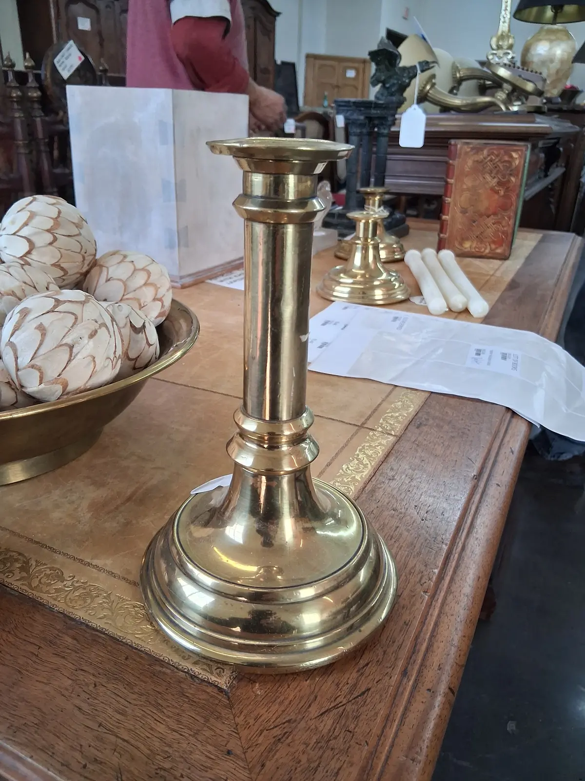 Brass Single Candle Holder 1
