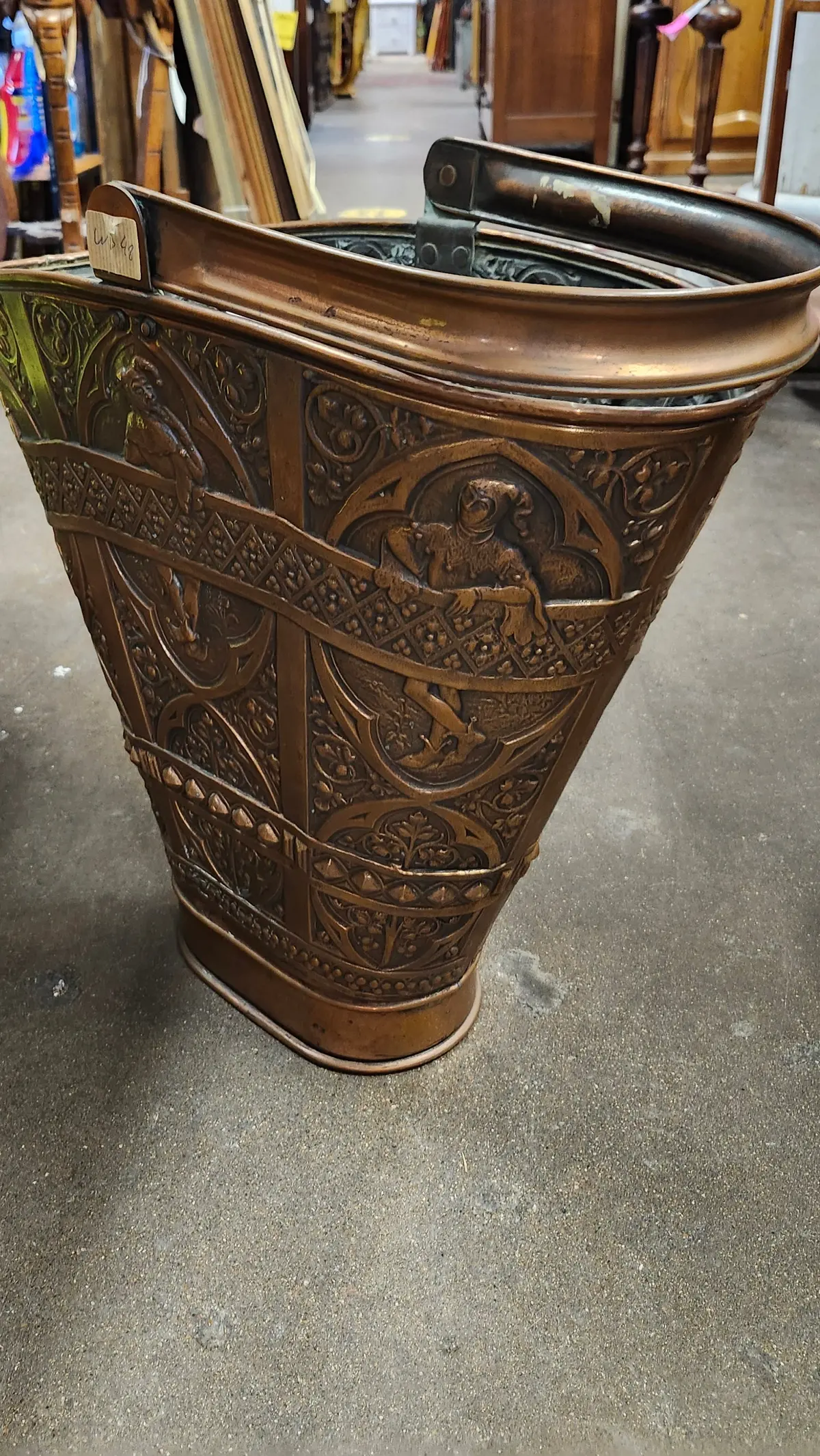 Copper Jester Umbrella Stand 1