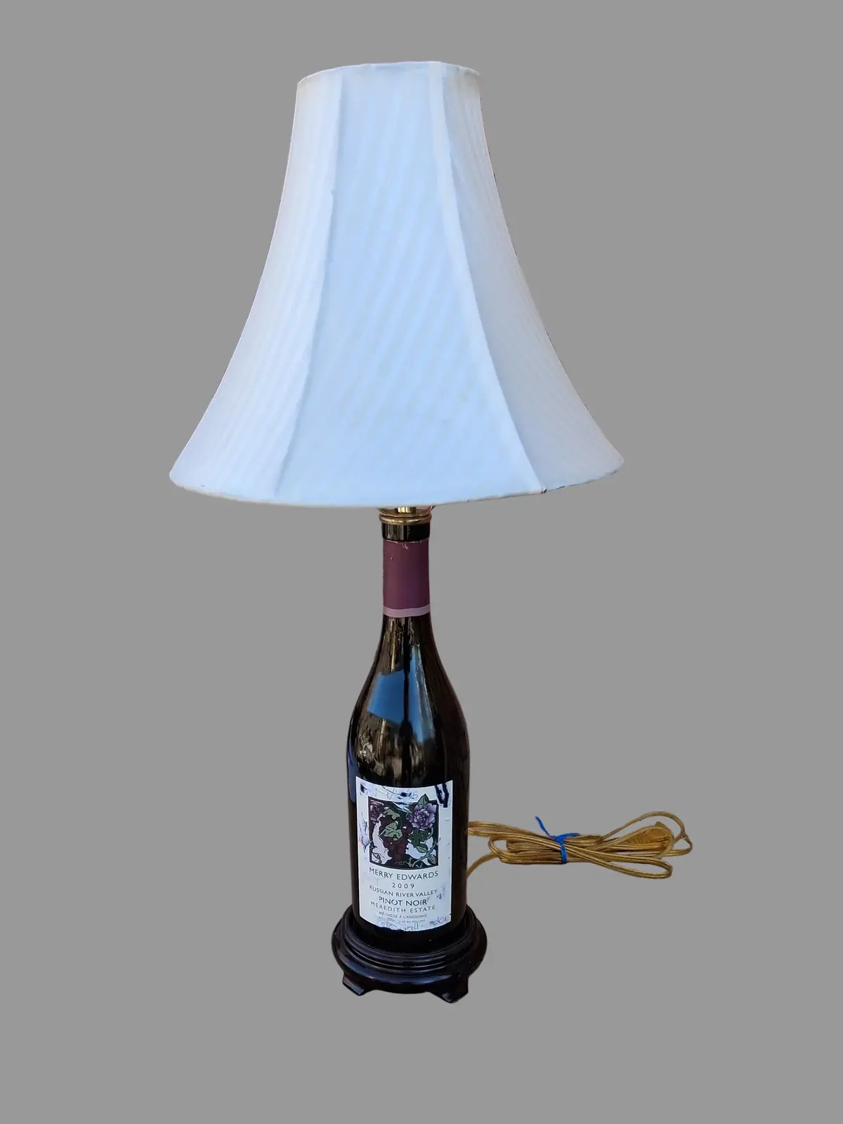 Wine Bottle Lamp With Shade 1