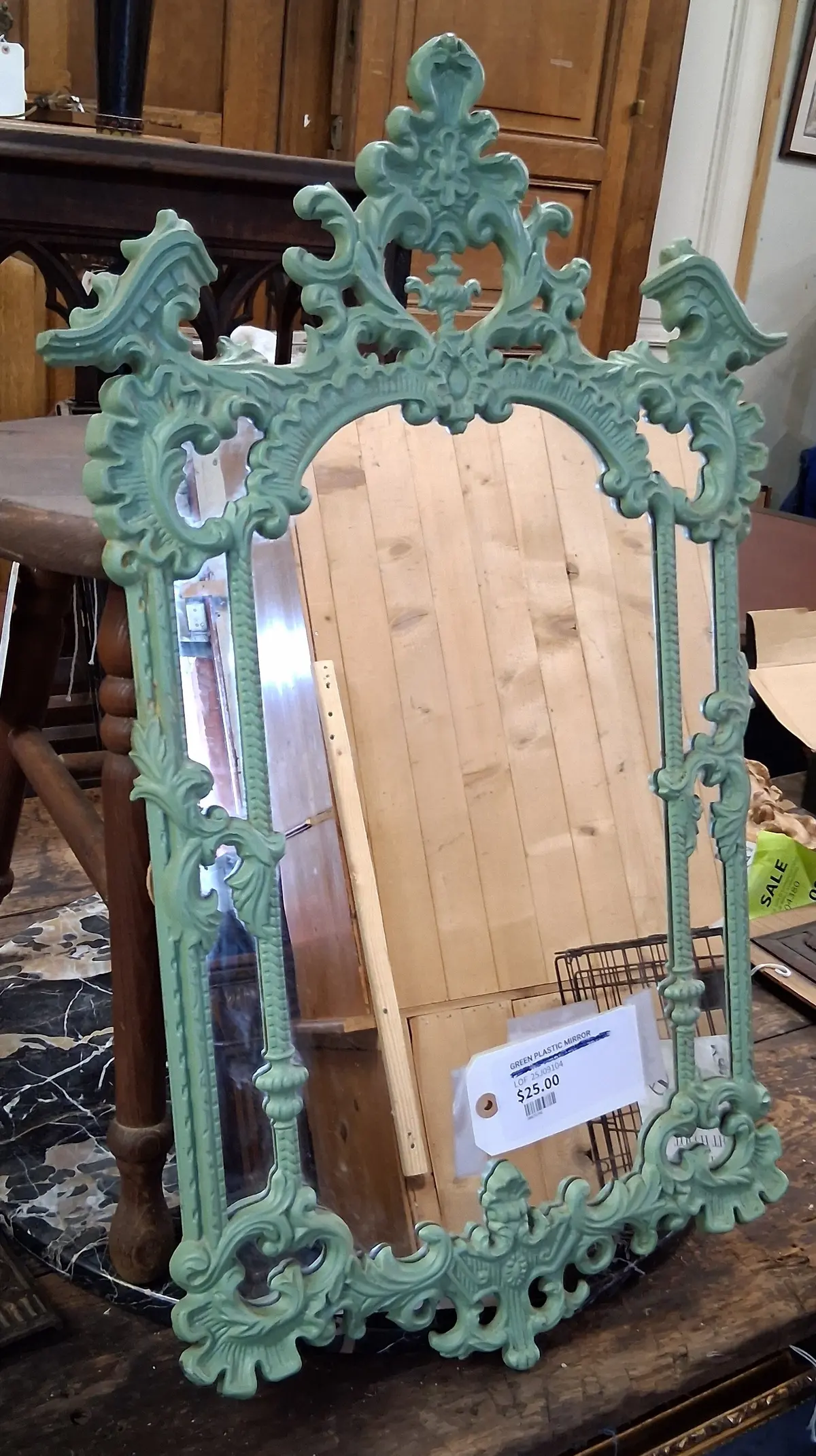 Green Plastic Mirror 1