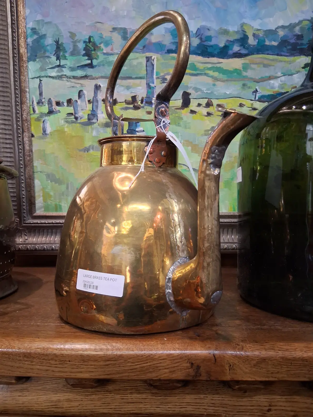 Large Brass Tea Pot 1