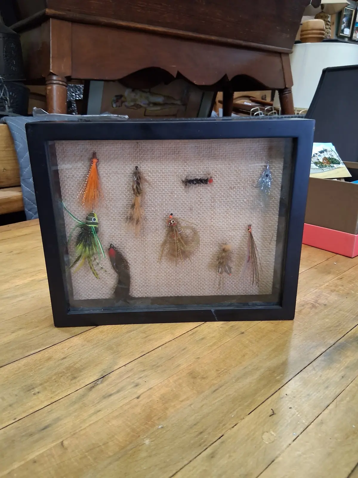 Fly Fishing Lures Shadow Box 1