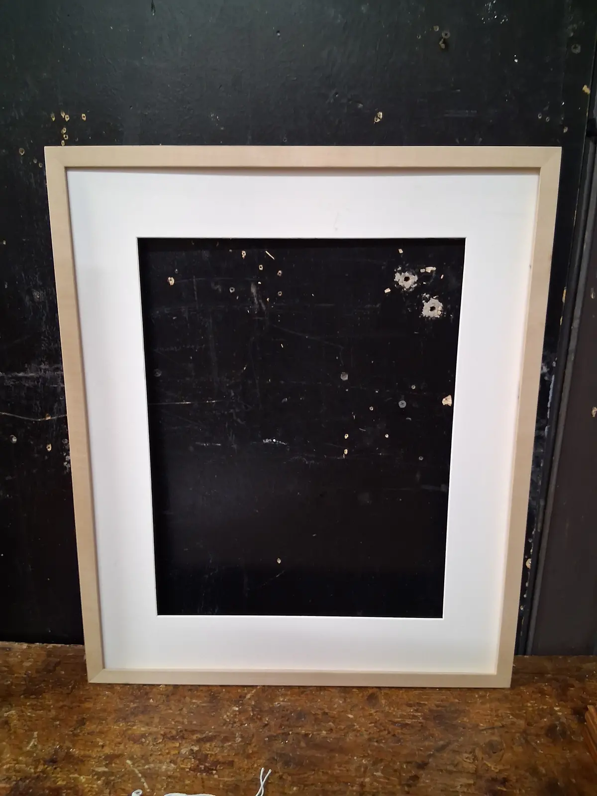 Thin Natural Frame With White Matte 1