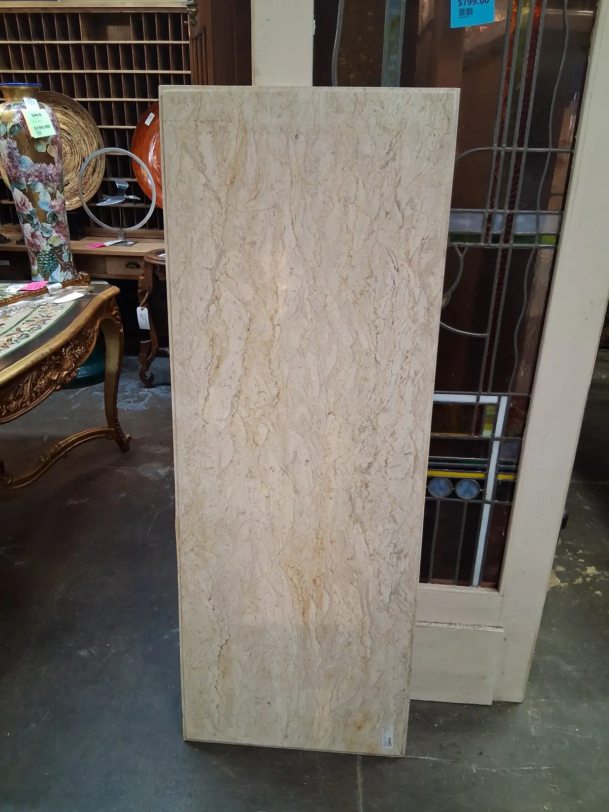 Rectangular Marble Top 1