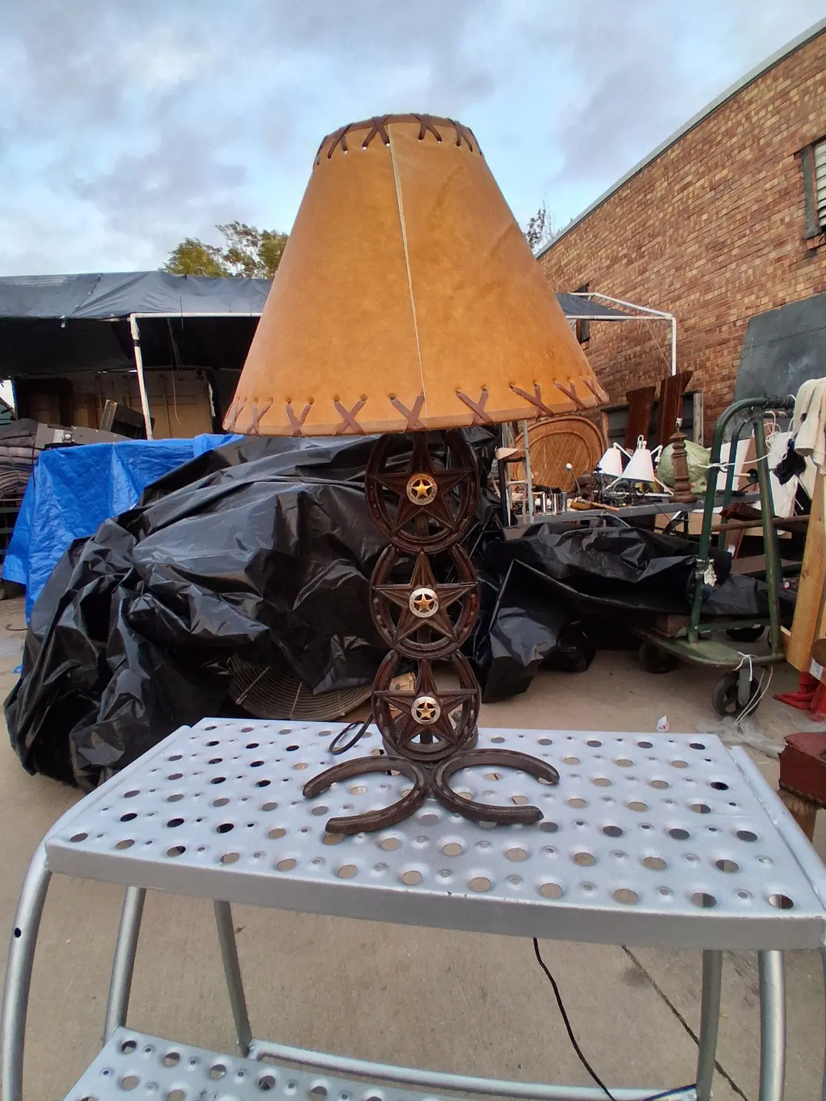 Texas Horseshoe Lamp 1