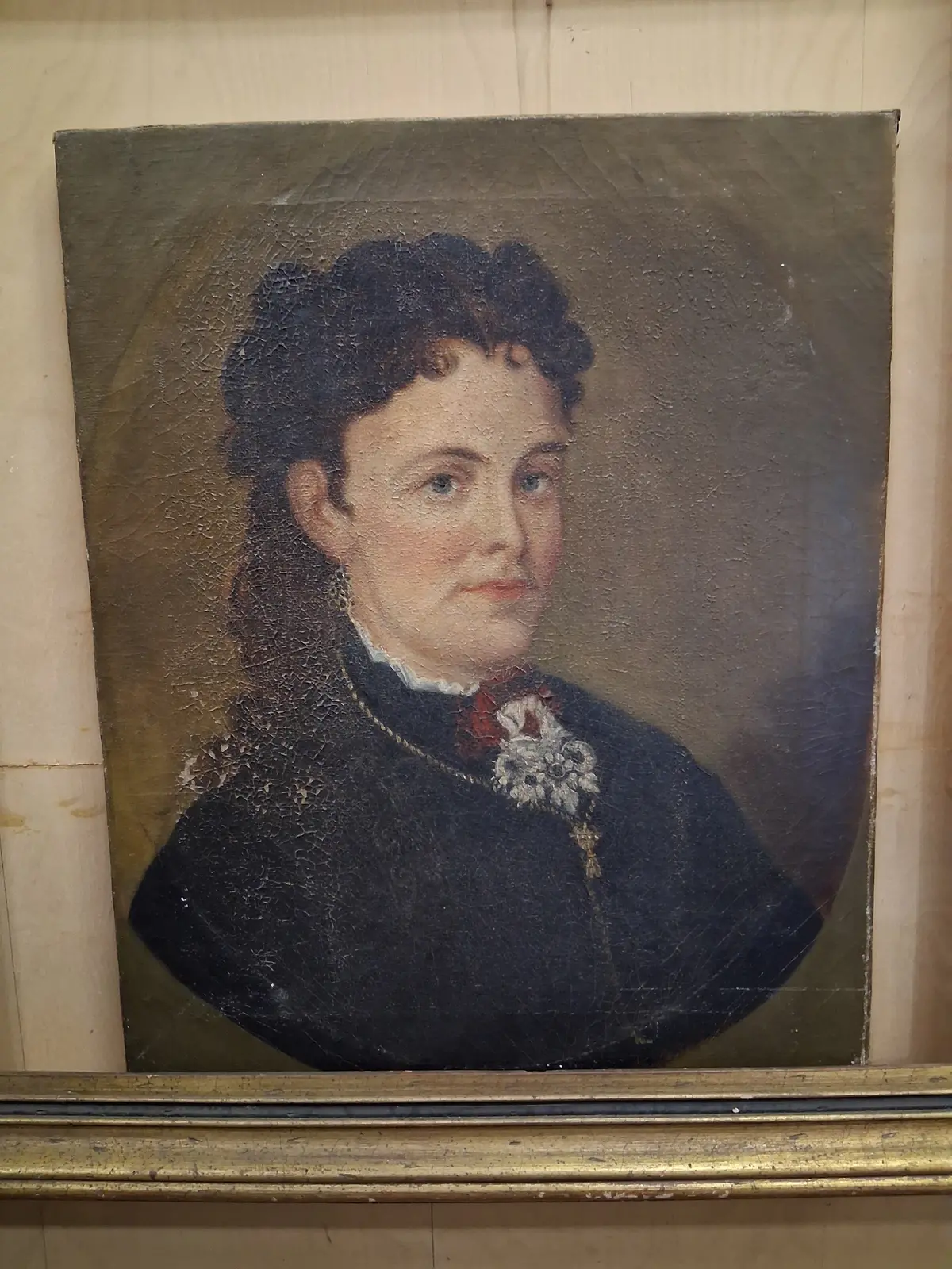 As Found Female Portait Unframed 1