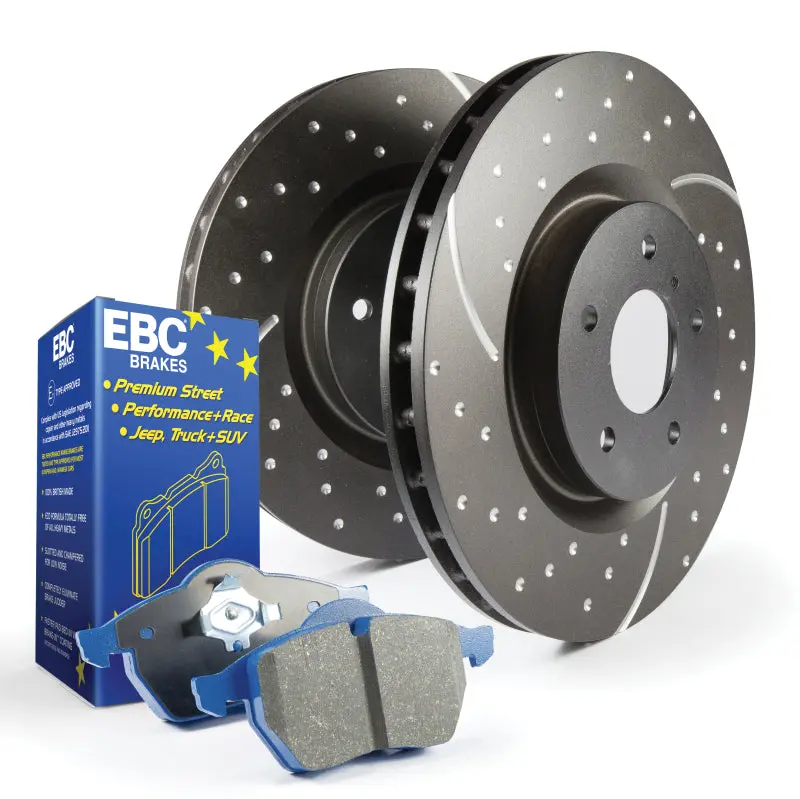 S6 Kits Performance Brake Package: Bluestuff Pads + Gd Series Rotors 1
