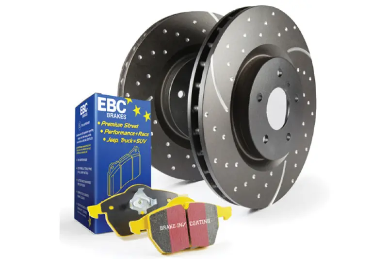 Ebc S5 Brake Upgrade Package – Yellowstuff Compound Pads & Gd Drilled/Slotted Rotors 1