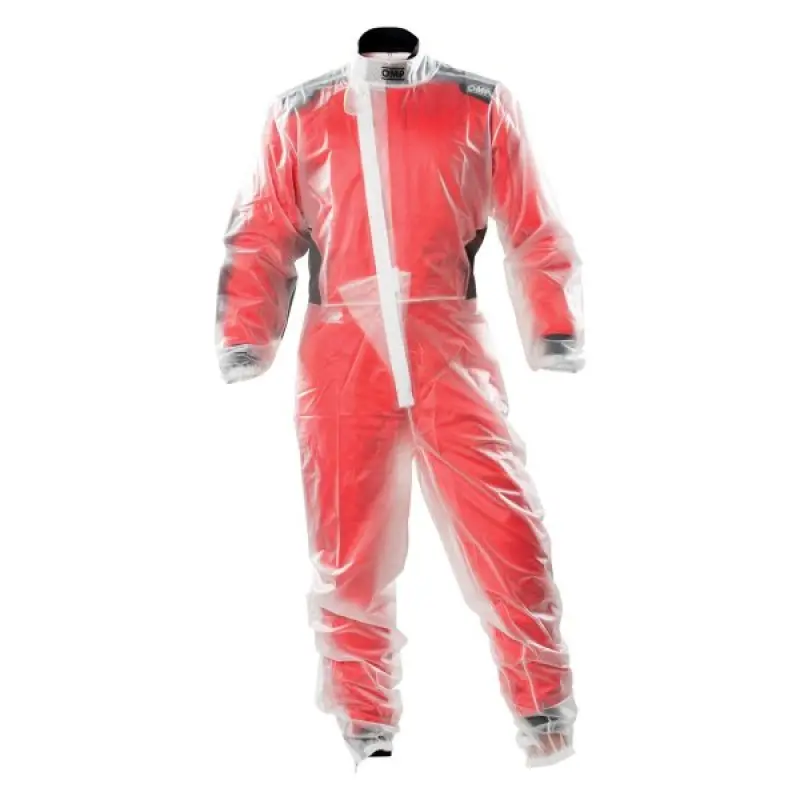 Omp Transparent Rain Overall – Lightweight Waterproof Suit In Size Small 1
