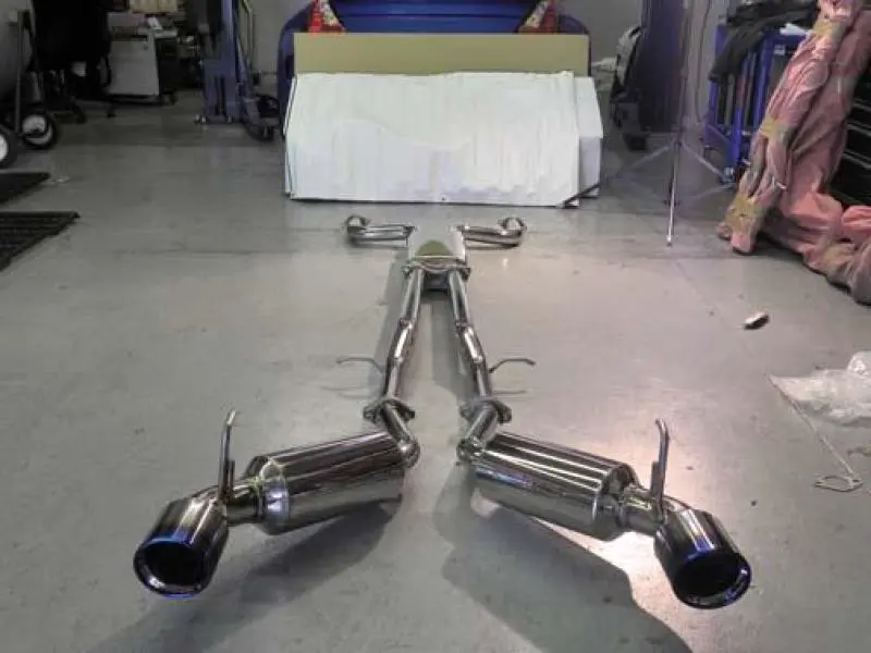 Injen 09-20 Nissan 370Z Dual 60Mm Ss Cat-Back Exhaust W/ Built In Resonated X-Pipe 1