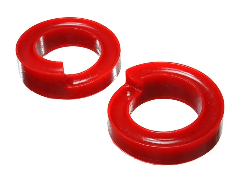 Energy Suspension Front Coil Spring Isolator Kit – Red, Fits 2005–2007 Ford F-250/F-350 Super Duty (2Wd/4Wd) 1
