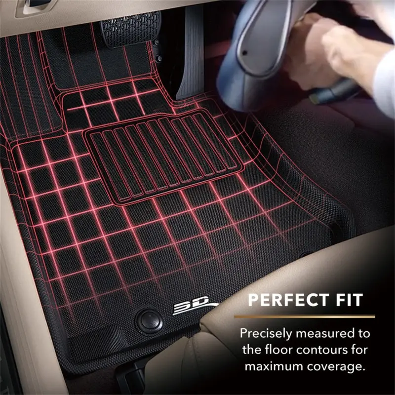 3D Maxpider Kagu Floor Liners – Volvo Xc60 (2010–2017), 2Nd Row, Black 2
