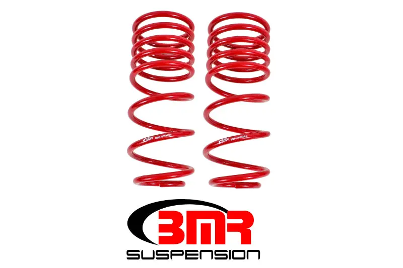 Bmr Lowering Springs – Red-Dyed Coil Set For 1982–2002 Gm X-Body Platforms (Rear Handling Version) 1