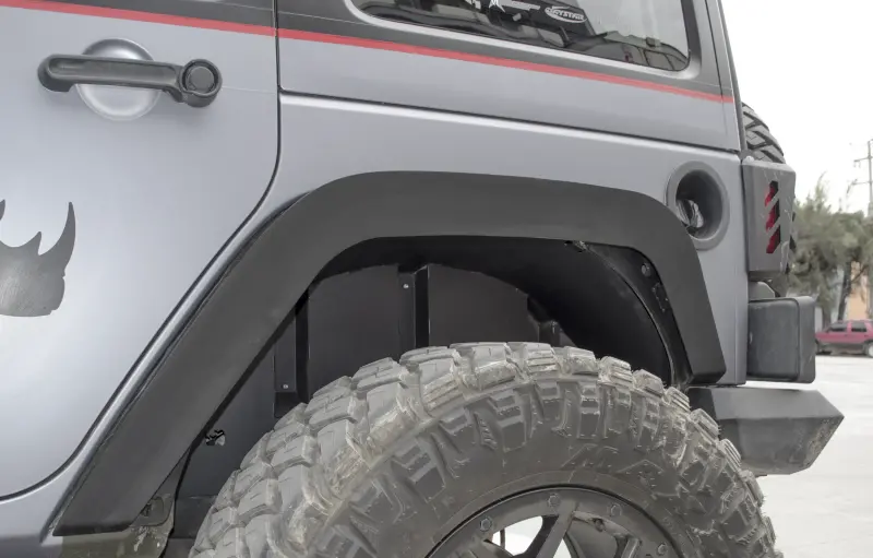 Go Rhino Rear Fender Liners For 2007–2018 Jeep Wrangler Jk And Jku Models 1