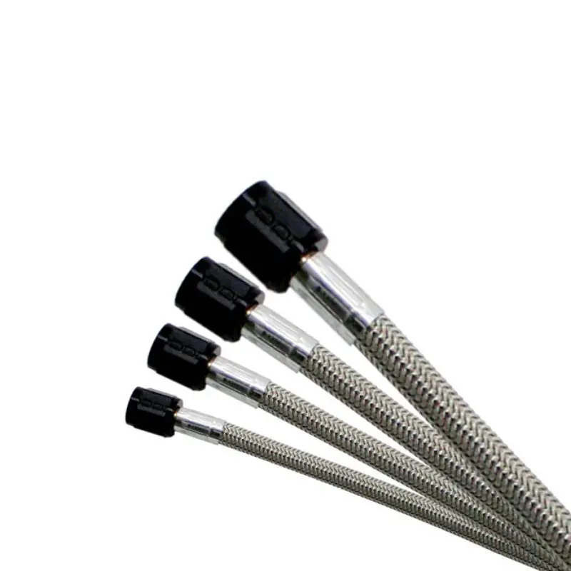 Nitrous Express 3An Stainless Steel Braided Hose – 30-Inch Length, Black Finish 1