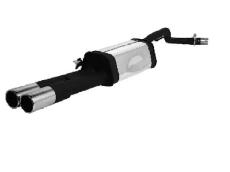 Remus Axle-Back Exhaust System For 2000 Skoda Fabia Hatchback (1.9L Tdi) 1