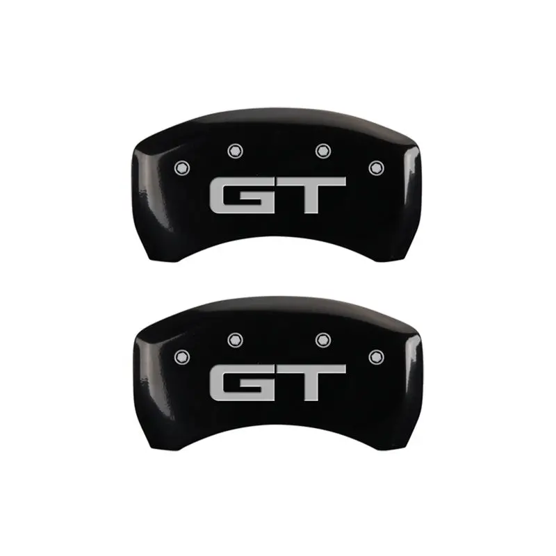 Mgp Engraved Rear Caliper Cover Set – 2015 Chevrolet Camaro Gt, Black Finish With Silver Detailing 1