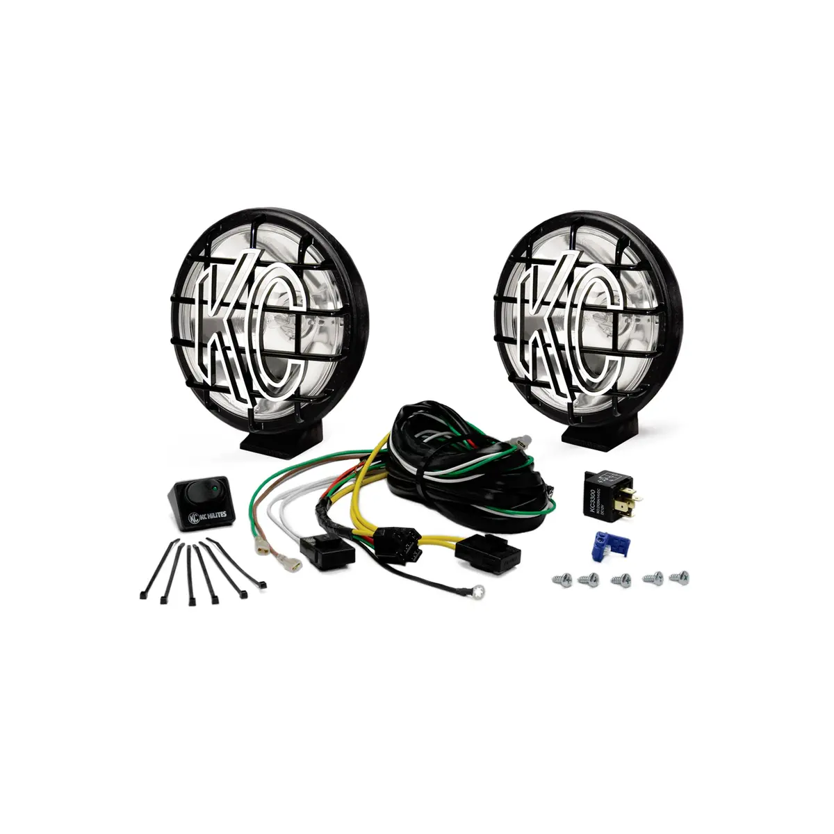 Kc Hilites Apollo Pro 5-Inch Halogen Spot Light Kit – 2-Light, 55W System 1