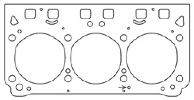 Cometic Buick 3800 Series Ii/Iii V6 .075In Mls Cylinder Head Gasket - 3.840In Bore - Rhs 1