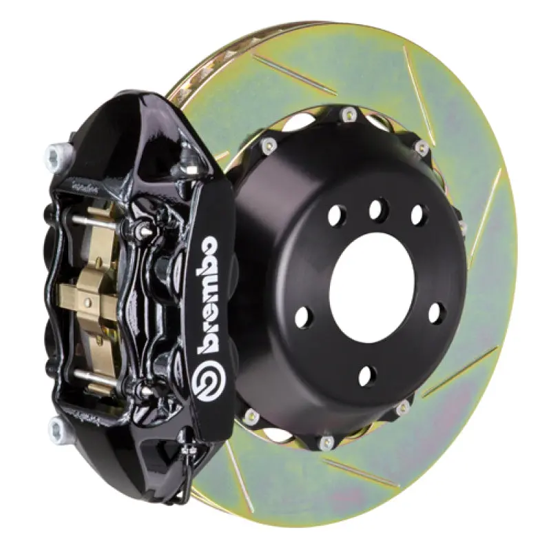 Brembo 10-16 E63 Amg/12-18 Cls63 Amg Rear Gt Bbk 4 Piston Cast 380X28 2Pc Rotor Slotted Type1-Black 1