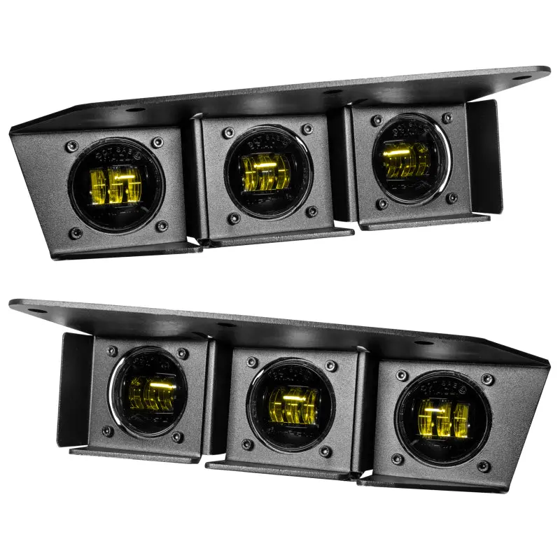 Oracle Lighting Triple Led Fog Light Kit For 2021–2022 Ford Bronco Steel Bumpers – Amber Output 1