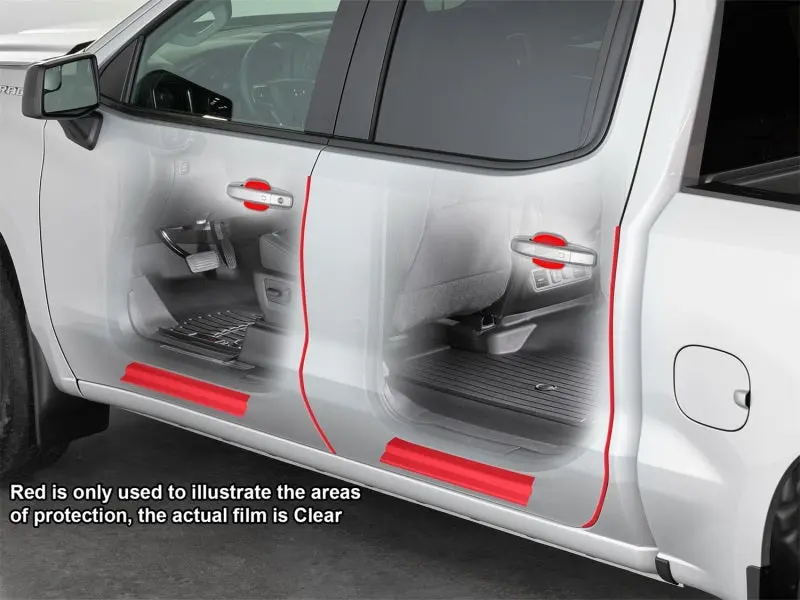 Weathertech Transparent Scratch Protection Kit For 2019–2023 Dodge Ram 1500 Crew Cab 1