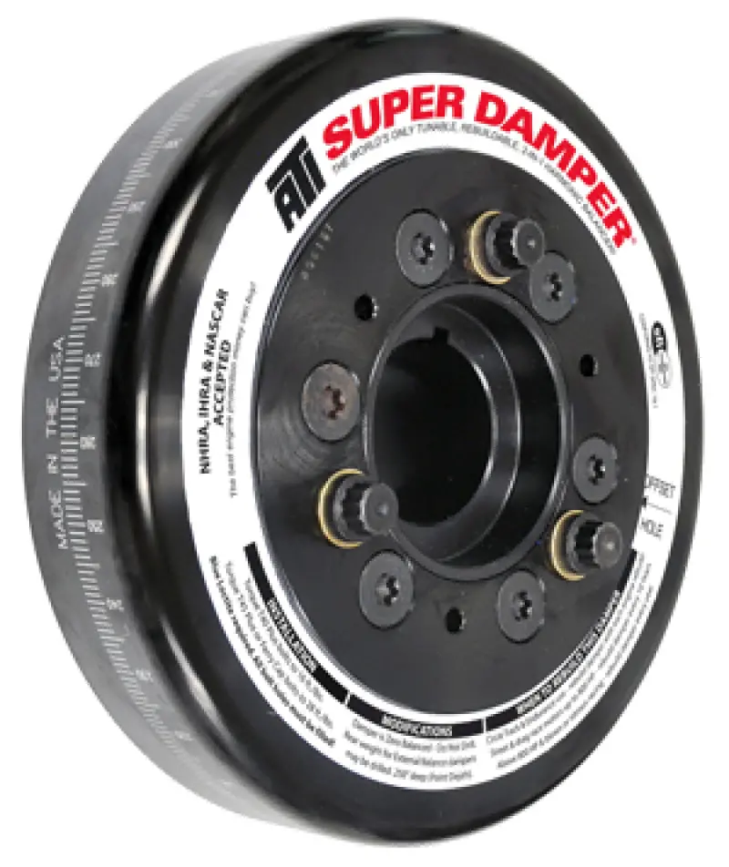 Ati Steel Harmonic Damper – 6.325" Diameter, 3-Ring Design For Oldsmobile V8 (267–455 Cid) 1