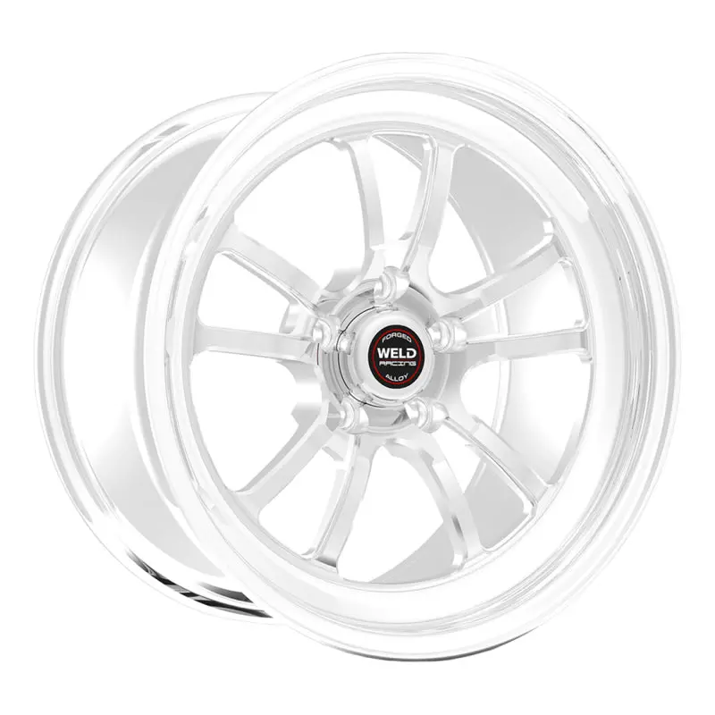 Weld S70 High-Pad Polished Alloy Wheel - 20X8In, 5X115Mm Bolt Pattern, Non-Beadlock Design 1