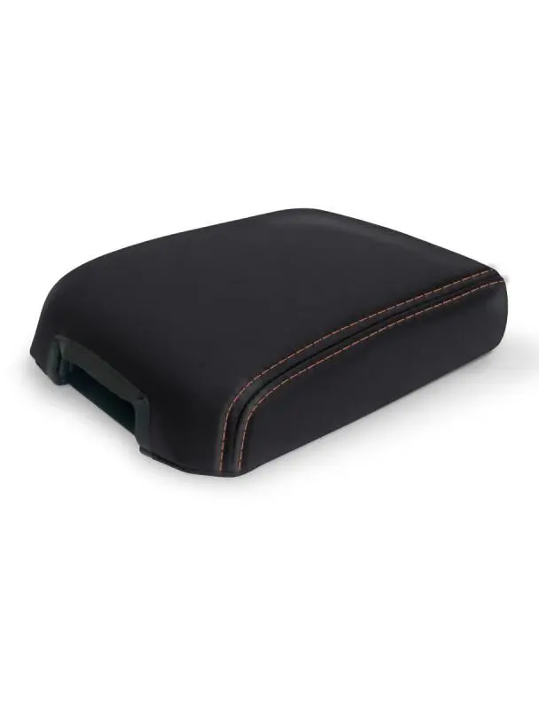 Prp Center Console Cover – Toyota Tacoma (2016–2023), Black With Orange Accents 1