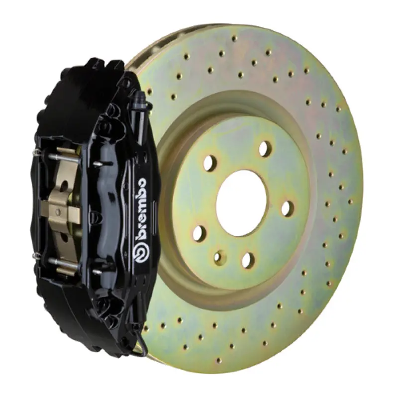 Brembo Gt Big Brake Kit For 2005–2013 Corvette – Front Drilled Rotors (355X32Mm), 4-Piston Calipers 1