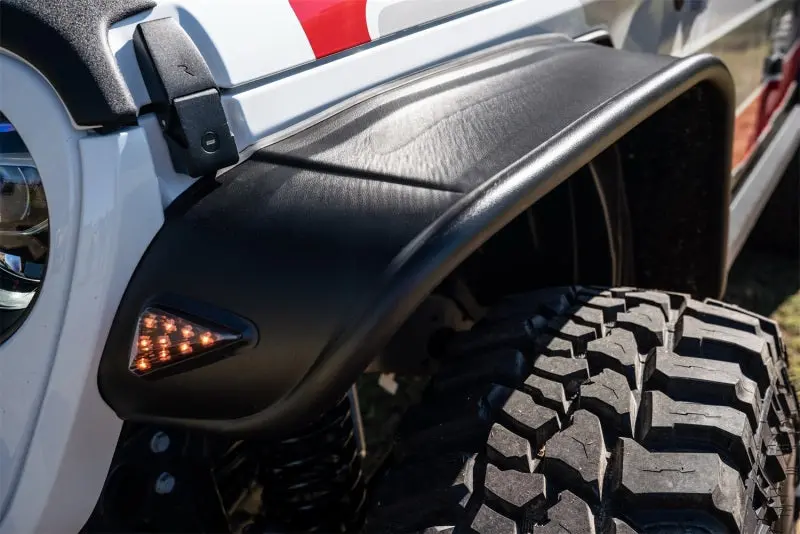 Bushwacker 2020 Jeep Gladiator Launch Edition Flat Style Flares 4Pc - Black 1