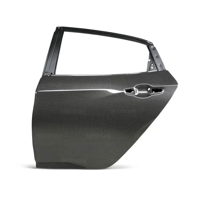 Seibon Gloss Carbon Fiber Rear Doors – Oe-Style Fitment For 2017 Honda Civic Type R 1