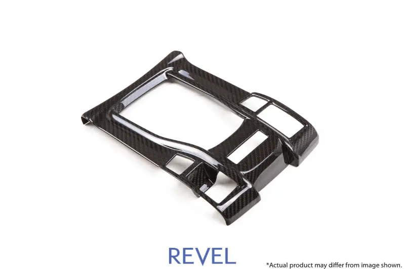 Revel Gt Dry Carbon Fiber Shifter Panel Cover For 2017–2018 Honda Civic Type R (Single Piece) 1