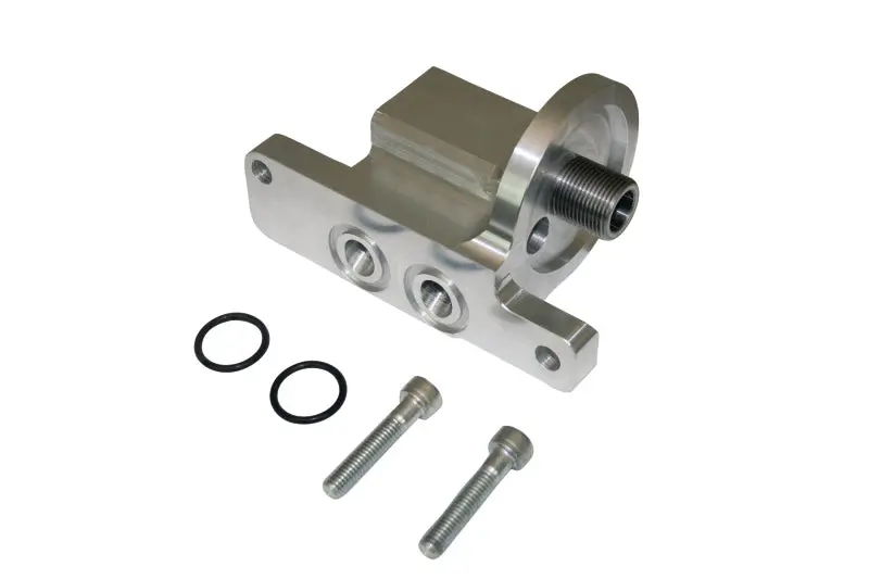 Moroso 90-Degree Spin-On Oil Filter Adapter For Gm Ls Engines 1