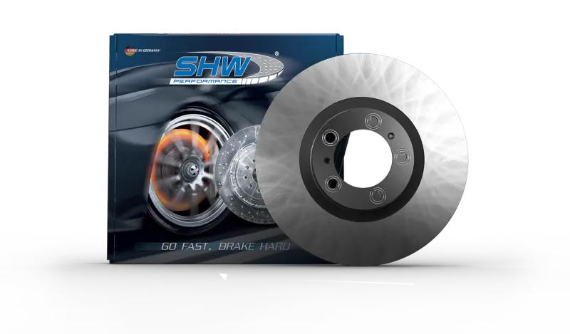 Shw Smooth Front Brake Rotor (Right Side) For 2005–2009 Volkswagen Touareg 3.2L/4.2L With 330Mm Rotors (Oem Part # 7L6615302P) 1