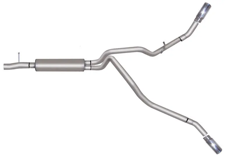 Gibson Stainless Steel Cat-Back Exhaust System For 2011–2016 Ford F-250 Super Duty Lariat 6.2L – Dual Extreme, 2.5" Diameter 1