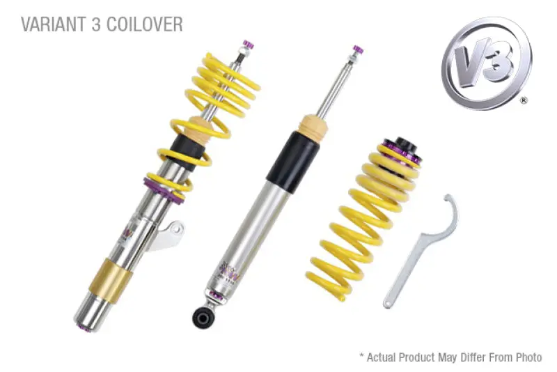 Kw Variant 3 Coilover Kit For Mercedes-Benz C-Class W205 Coupe & Sedan (4Matic Awd, No Edc) 1