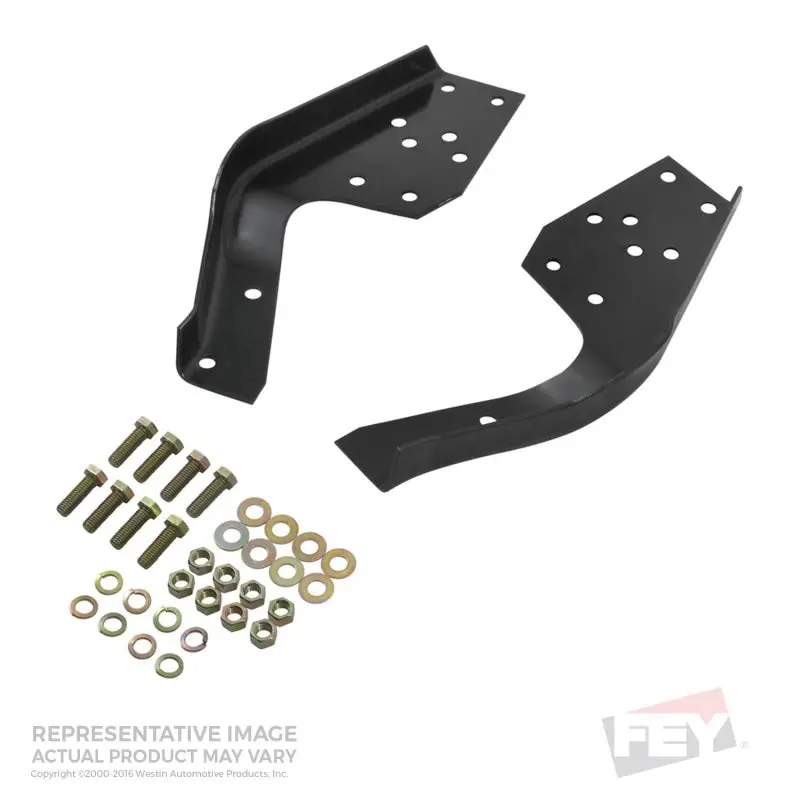 Westin/Fey Universal Bumper Mount Kit – Black Finish For 1972–1993 Chevrolet/Gmc Fleet Side & 1997–1998 F-250/F-350Hd (Excludes F-250Ld) 1