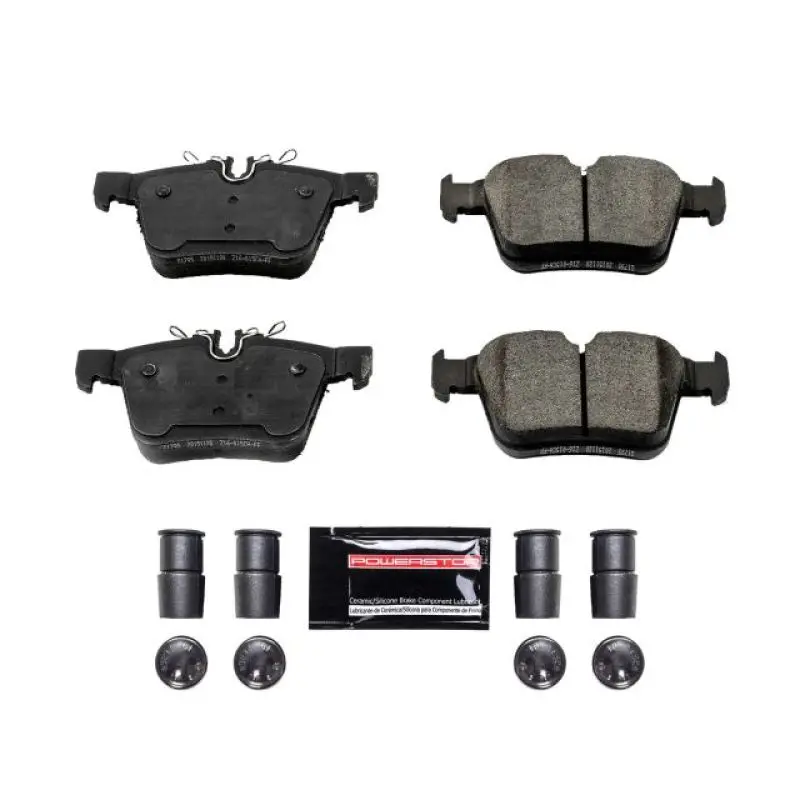 Power Stop Z23 Evolution Sport Brake Pads & Hardware – Rear, Fits 2015–2019 Mercedes-Benz C300 1