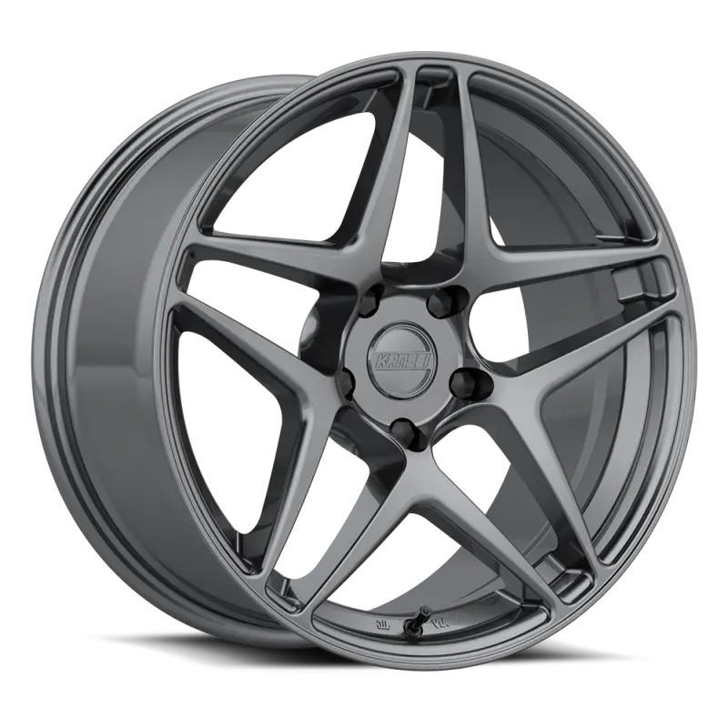 Kansei K15G Astro Forged Alloy Wheel – 18X10.5 In, 5X114.3 Bolt Pattern, 12 Mm Offset, 73.1 Mm Center Bore, Gunmetal Finish 1