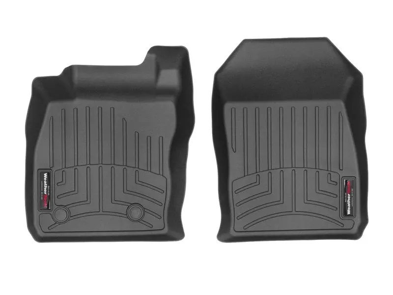 Weathertech Front Floor Liners – Custom-Fit Black Mats For 2011–2019 Ford Fiesta (Manual Transmission Models) 1
